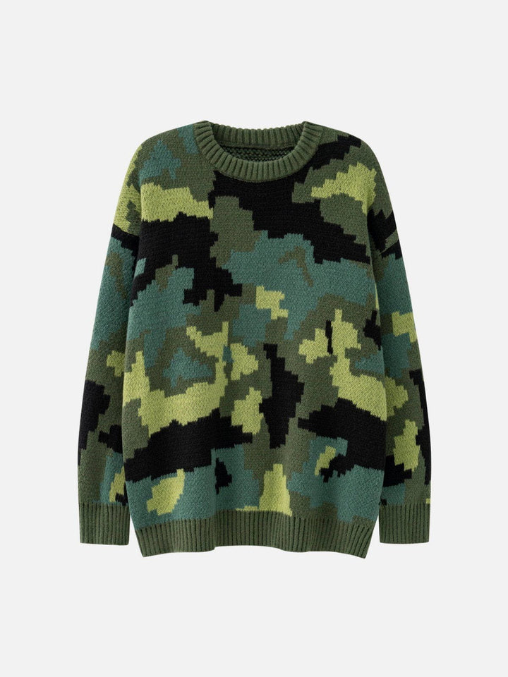 TALISHKO™ - Camouflage Print Sweater streetwear fashion - talishko.com