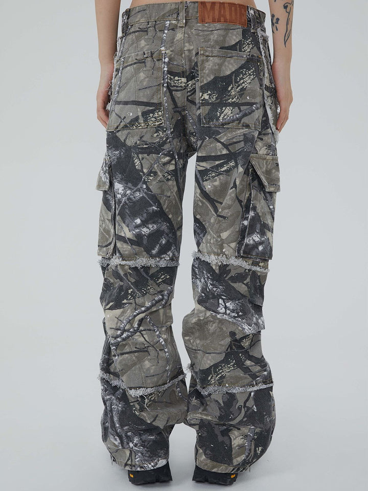 TALISHKO - Camouflage Tree Branch Pants - streetwear fashion, outfit ideas - talishko.com