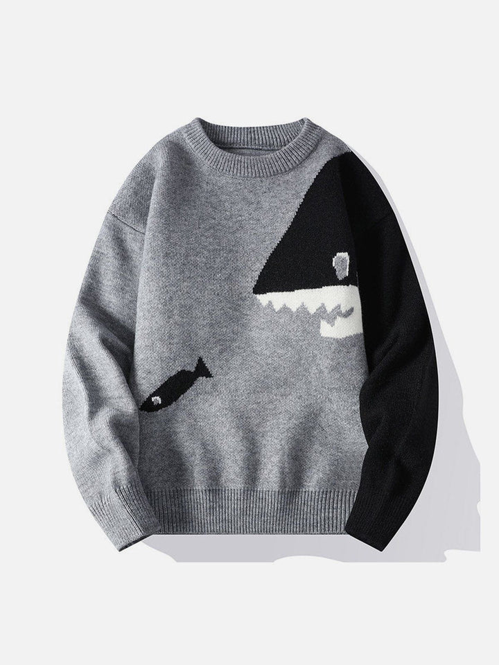TALISHKO - Cartoon Shark Sweater