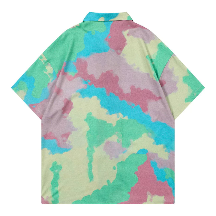 TALISHKO - Color Bloom Short Sleeve Shirt - streetwear fashion, outfit ideas - talishko.com