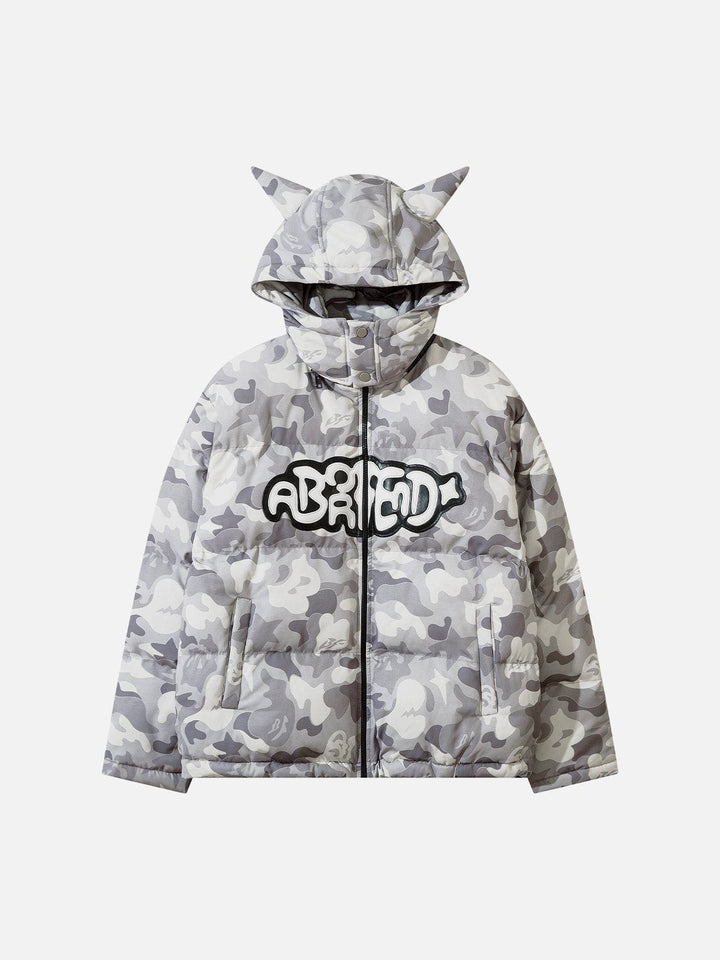 TALISHKO - Demon Detachable Hooded Winter Coat - streetwear fashion, outfit ideas - talishko.com