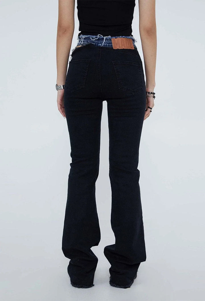 TALISHKO - Distressed Hole Slim Fit Jeans - streetwear fashion, outfit ideas - talishko.com