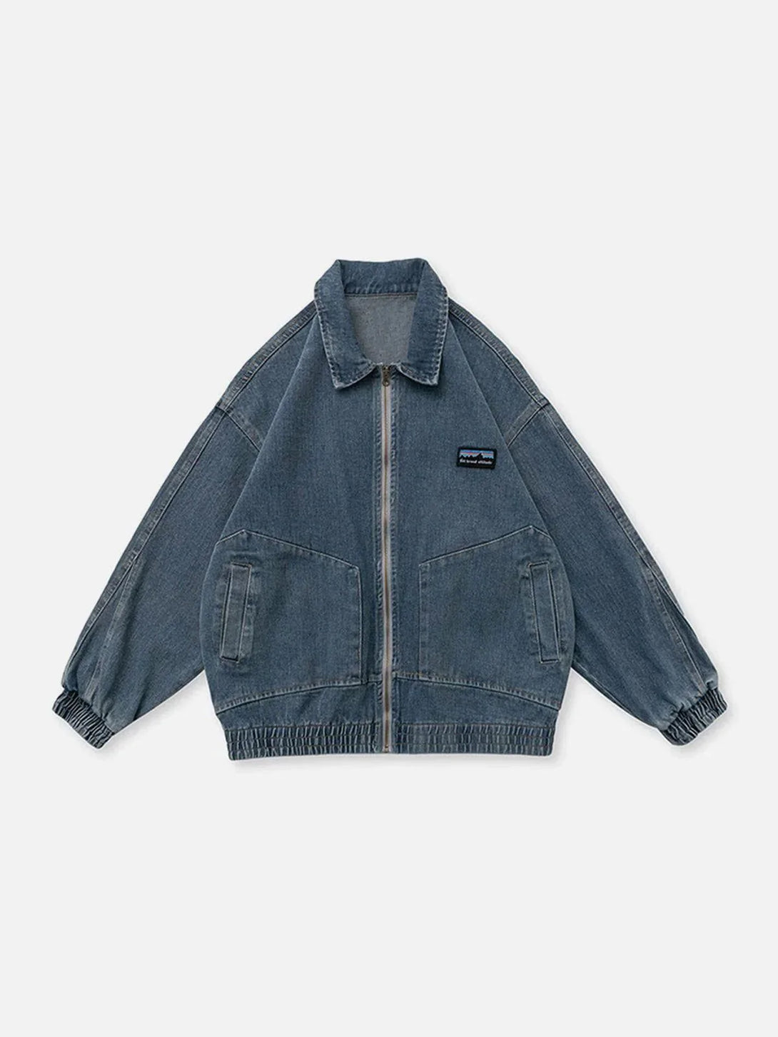 TALISHKO - Distressed Solid Color Denim Jacket - streetwear fashion, outfit ideas - talishko.com