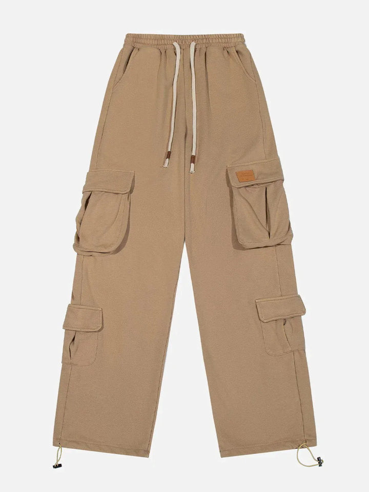 TALISHKO - Drawstring Multi-pocket Pants - streetwear fashion, outfit ideas - talishko.com