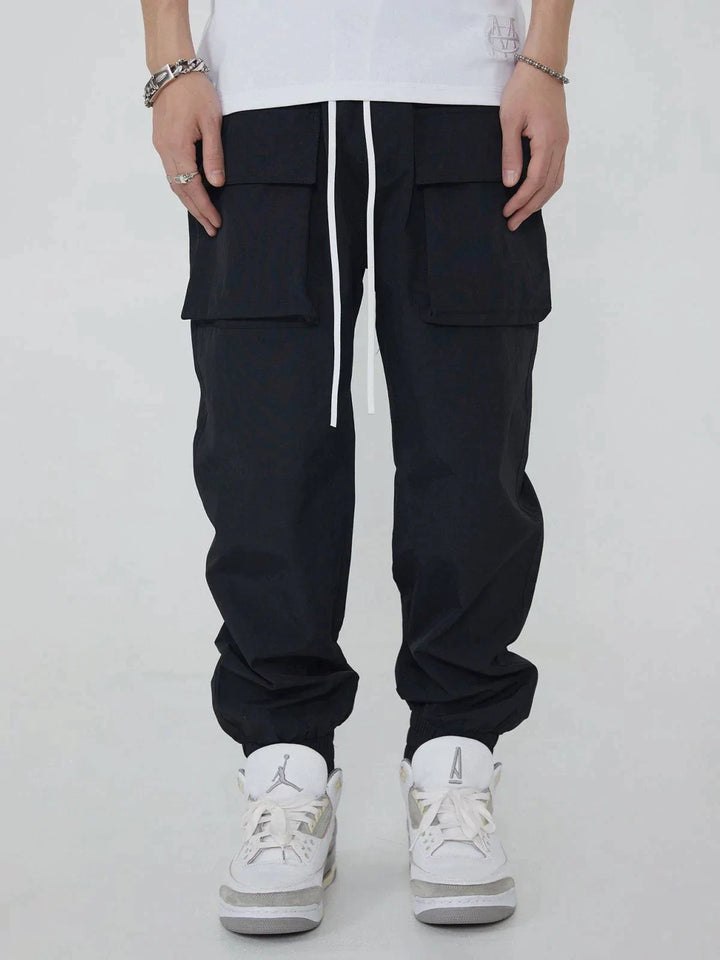 TALISHKO - Elastic Cuff Casual Pants - streetwear fashion, outfit ideas - talishko.com