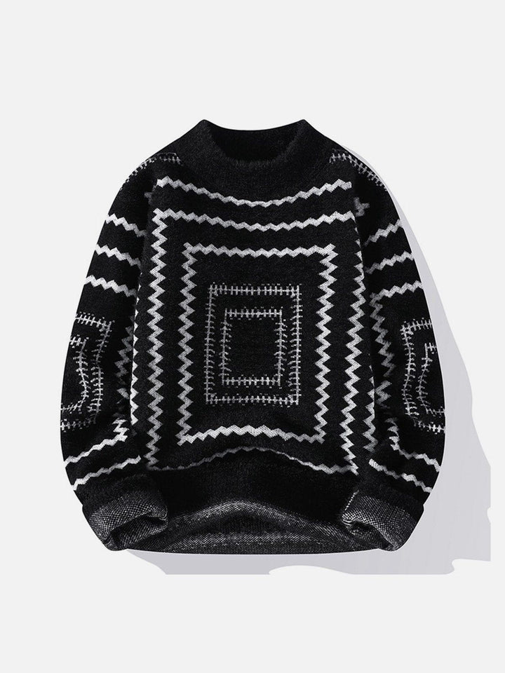TALISHKO - Endless Door Stripe Sweater - streetwear fashion, outfit ideas - talishko.com