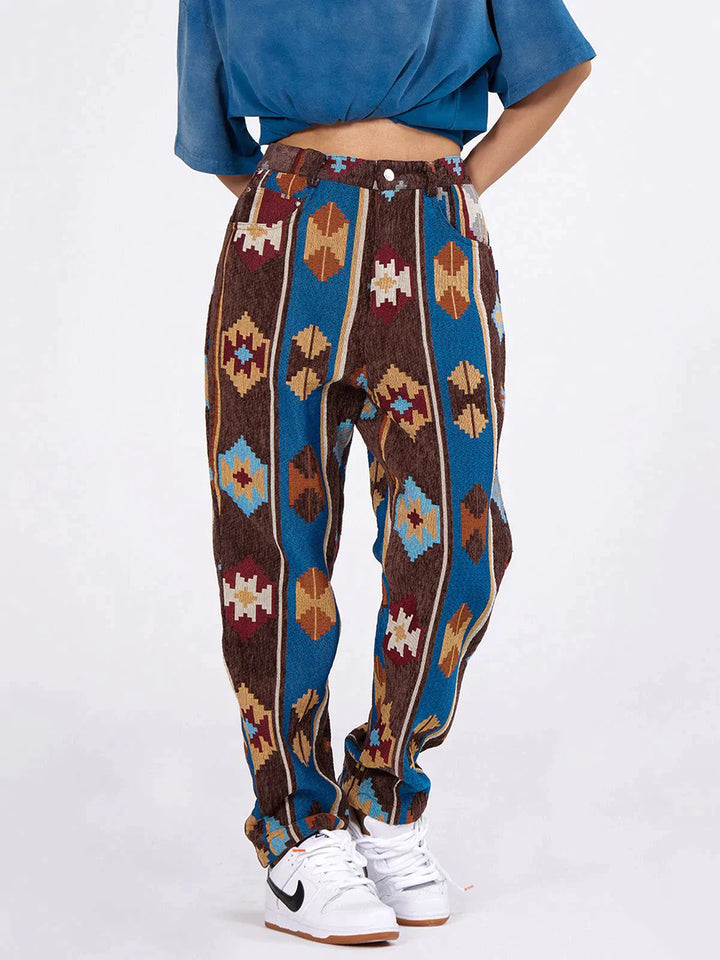 TALISHKO - Ethnic Embroidery Pants - streetwear fashion, outfit ideas - talishko.com