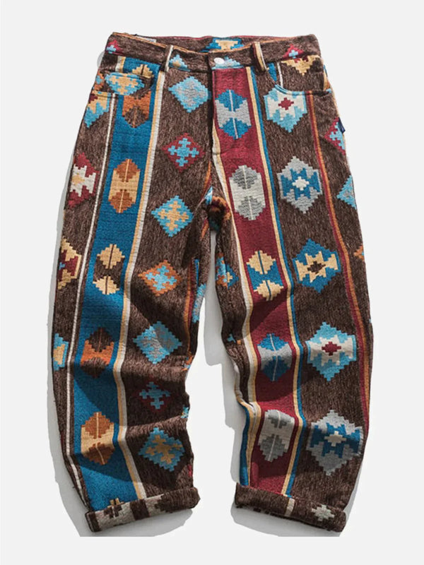 TALISHKO - Ethnic Embroidery Pants - streetwear fashion, outfit ideas - talishko.com