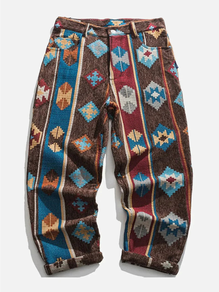 TALISHKO - Ethnic Embroidery Pants - streetwear fashion, outfit ideas - talishko.com