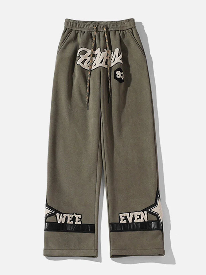 TALISHKO - Fleece Suede Sweatpants - streetwear fashion, outfit ideas - talishko.com