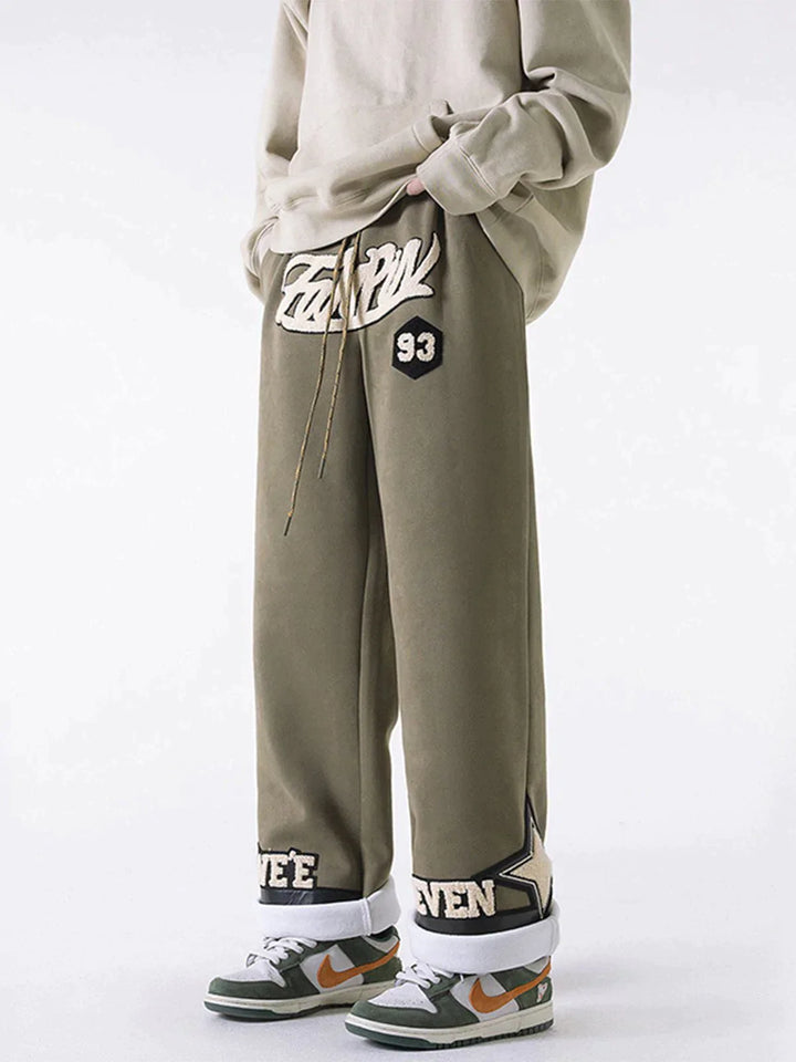 TALISHKO - Fleece Suede Sweatpants - streetwear fashion, outfit ideas - talishko.com