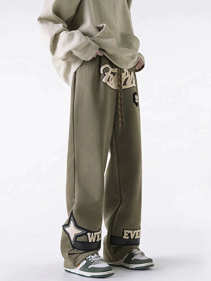 TALISHKO - Fleece Suede Sweatpants - streetwear fashion, outfit ideas - talishko.com