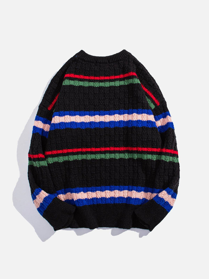 TALISHKO - Flocking Colourful Letter Sweater - streetwear fashion, outfit ideas - talishko.com