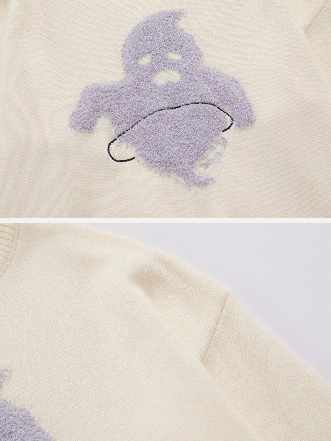 TALISHKO - Flocking Ghost Sweater - streetwear fashion, outfit ideas - talishko.com