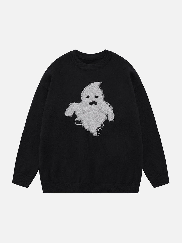 TALISHKO - Flocking Ghost Sweater - streetwear fashion, outfit ideas - talishko.com