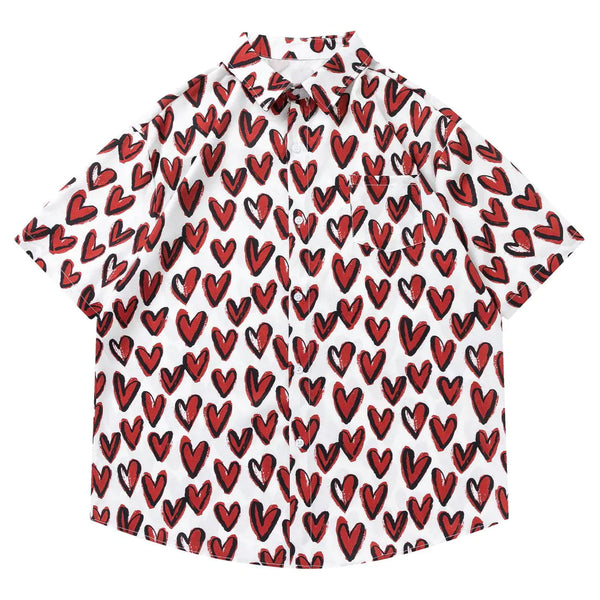 TALISHKO - Full Of Love Graphic Short Sleeve Shirt - streetwear fashion, outfit ideas - talishko.com