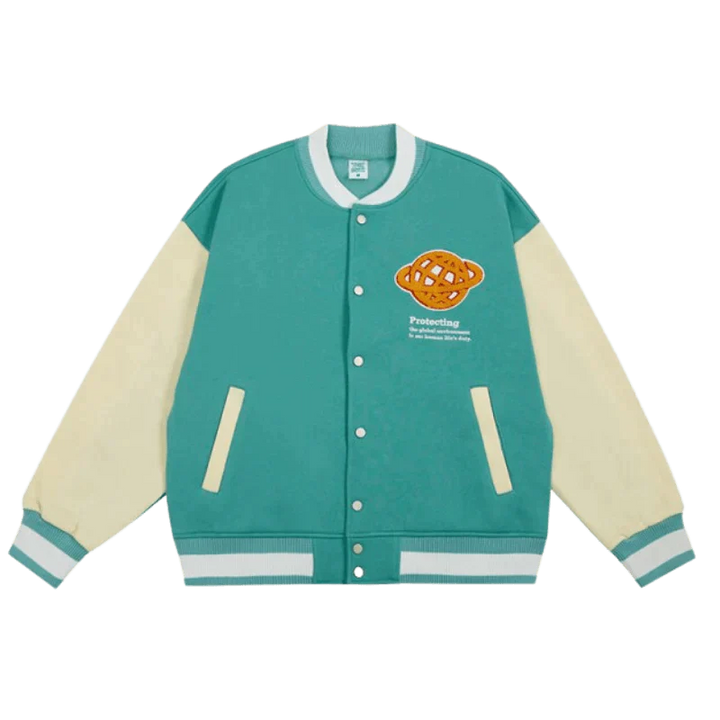 TALISHKO™ - Represent Green Baseball Jacket