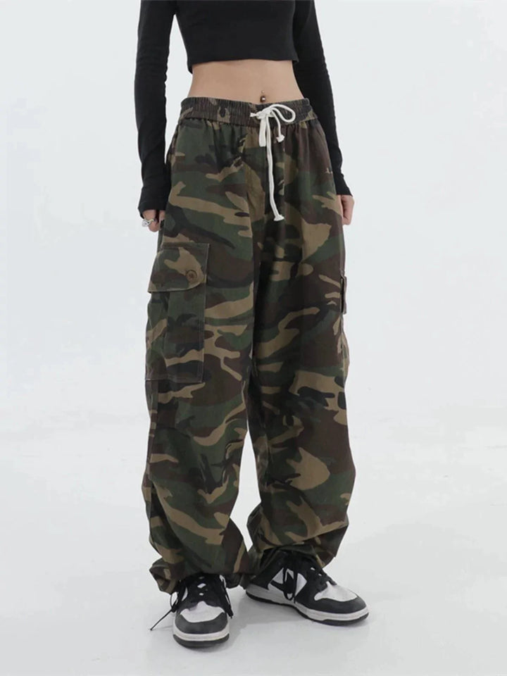 TALISHKO - Hip Hop Camouflage Bind Feet Pants - streetwear fashion, outfit ideas - talishko.com