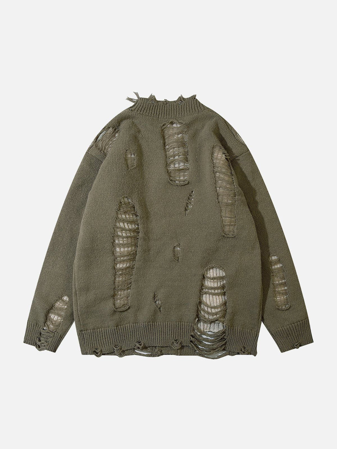 TALISHKO - Hole Fake Two Cardigan - streetwear fashion, outfit ideas - talishko.com