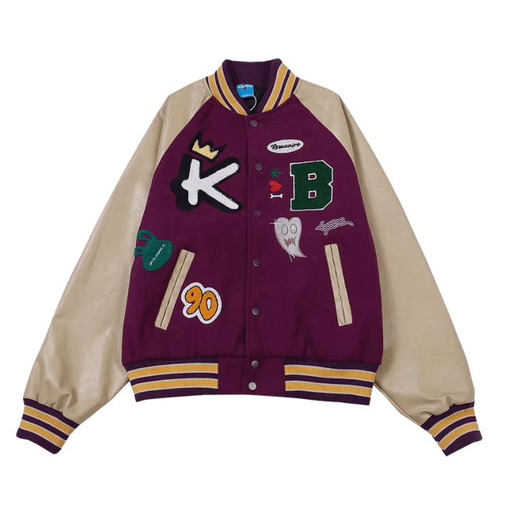TALISHKO - KB90 Baseball Jacket - streetwear fashion, outfit ideas - talishko.com