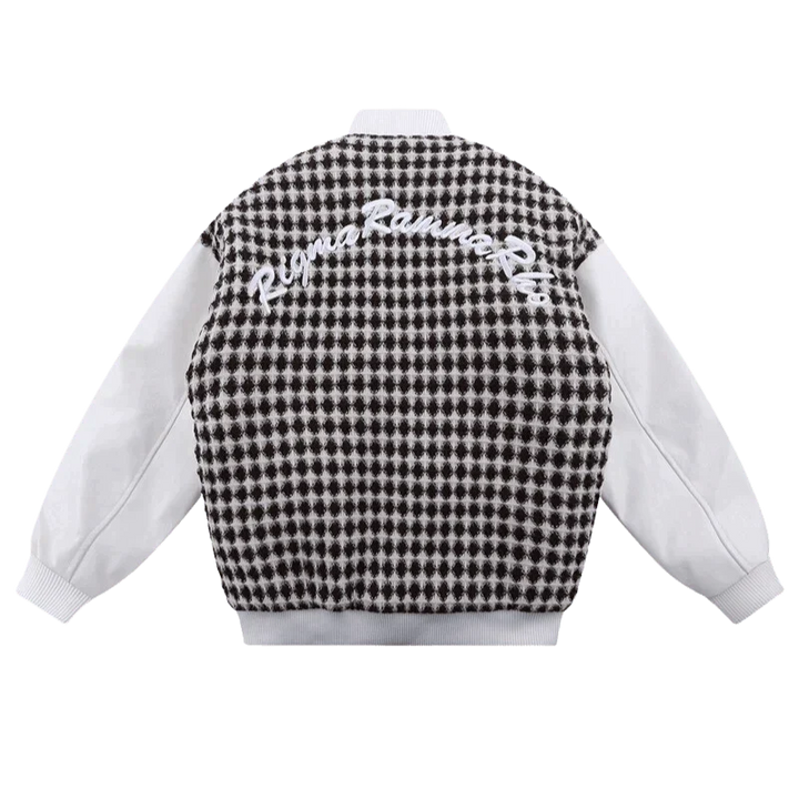 TALISHKO - LA Square Pattern Jacket - streetwear fashion, outfit ideas - talishko.com
