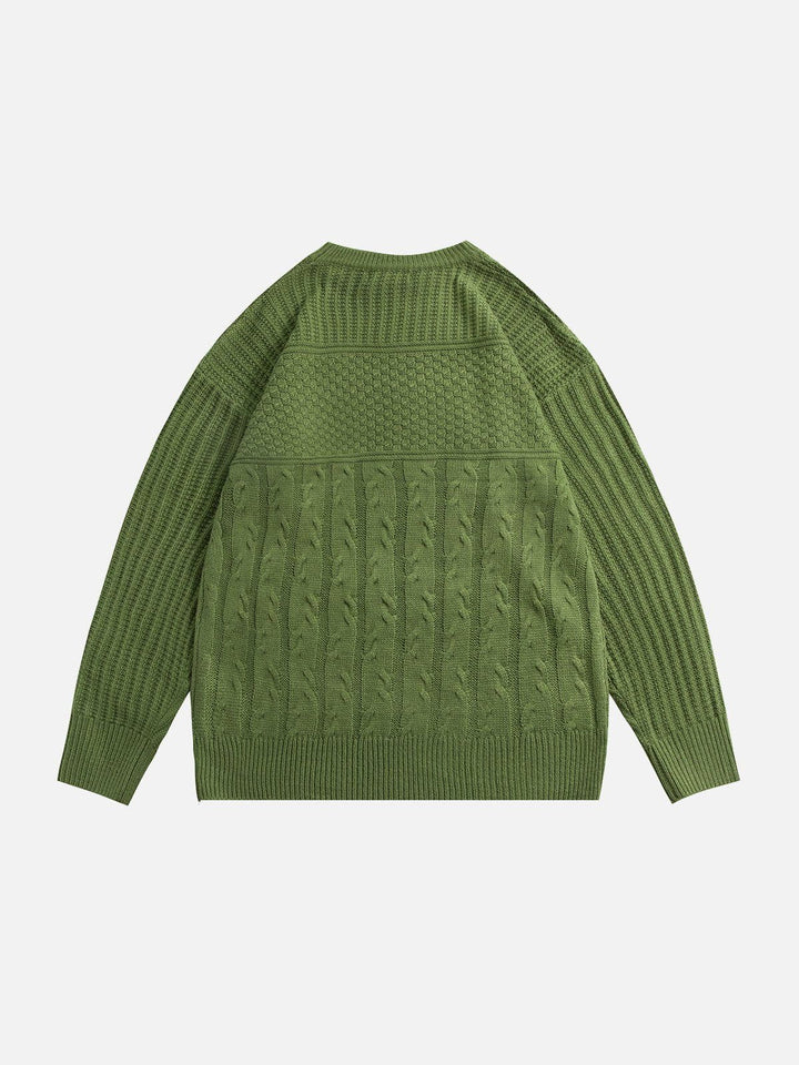 TALISHKO - Labeled Tassel Sweater - streetwear fashion, outfit ideas - talishko.com