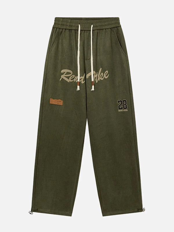 TALISHKO - Labeling Straight Sweatpants - streetwear fashion, outfit ideas - talishko.com