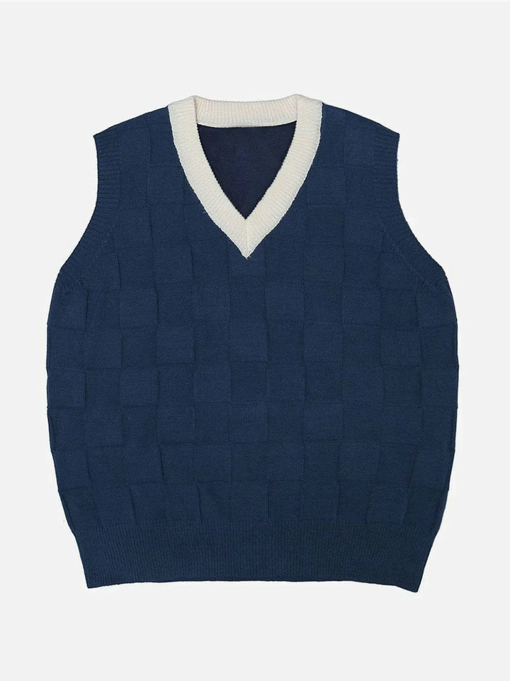TALISHKO - Lattice Sweater Vest - streetwear fashion, outfit ideas - talishko.com