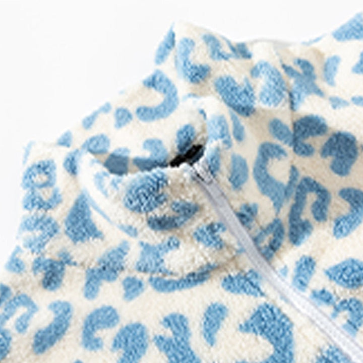TALISHKO - Leopard Pattern Sherpa Winter Coat - streetwear fashion, outfit ideas - talishko.com