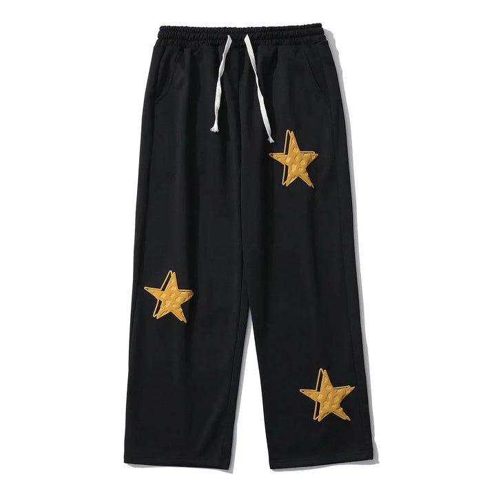 TALISHKO - Leopard Star-print Pants - streetwear fashion, outfit ideas - talishko.com