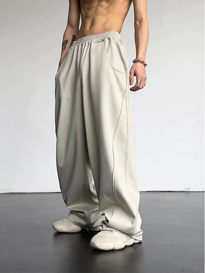 TALISHKO - Loose High Waist Pants - streetwear fashion, outfit ideas - talishko.com