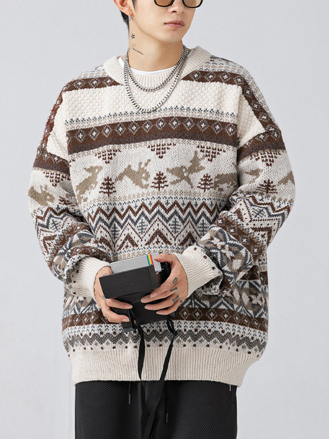 TALISHKO - Loose Vintage Sweater - streetwear fashion, outfit ideas - talishko.com