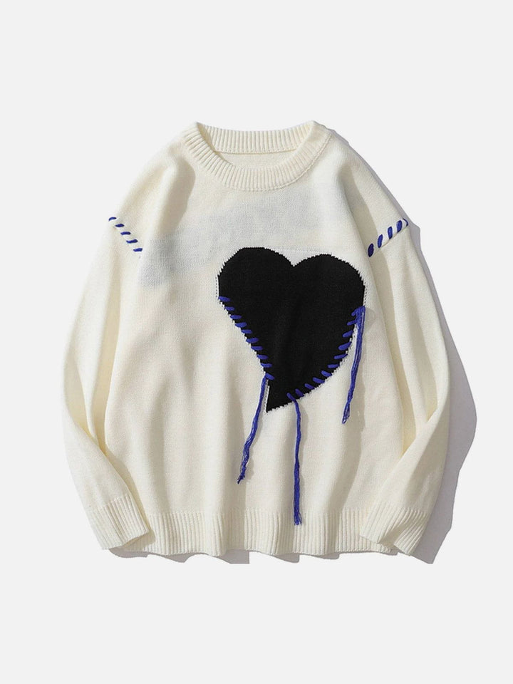 TALISHKO - Love Embroidered Sweater - streetwear fashion, outfit ideas - talishko.com