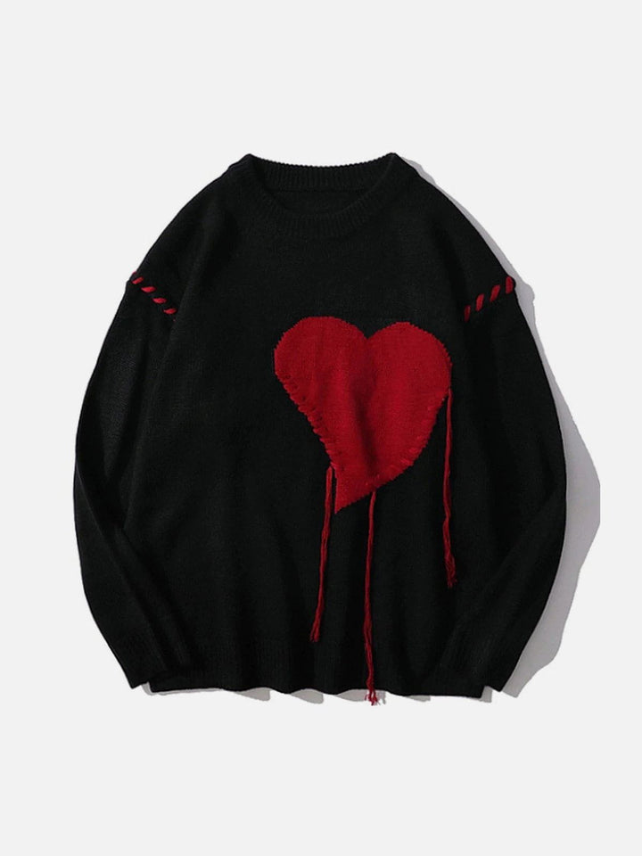 TALISHKO - Love Embroidered Sweater - streetwear fashion, outfit ideas - talishko.com