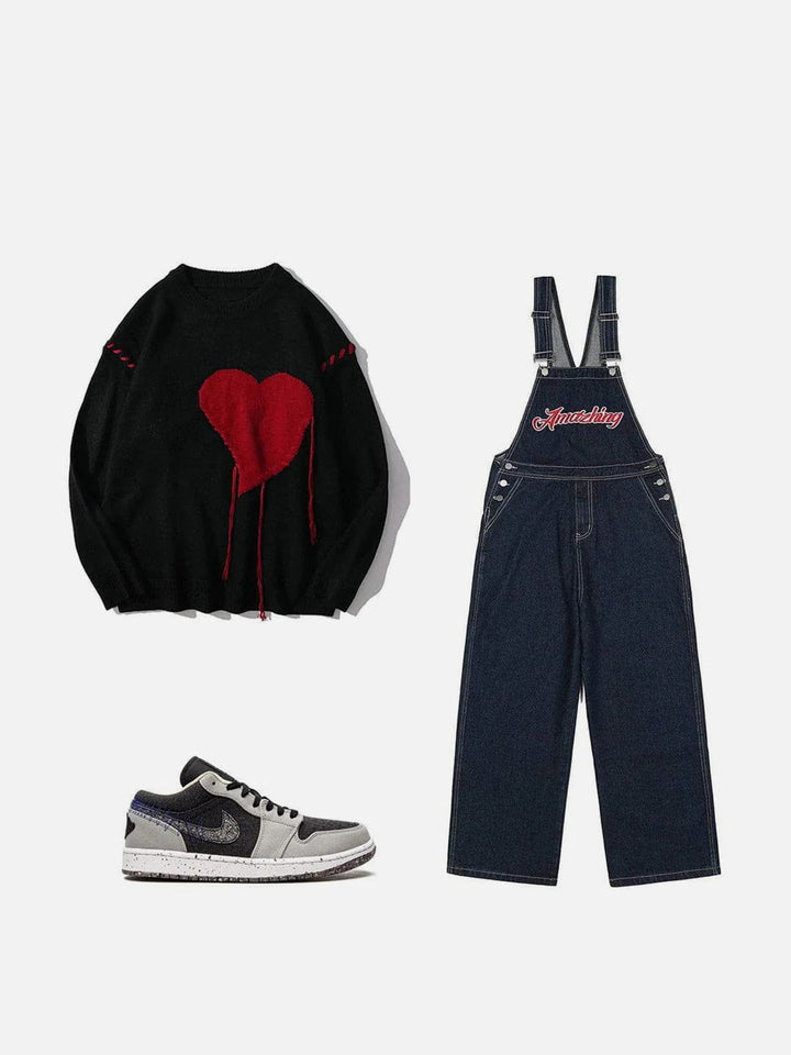 TALISHKO - Love Embroidered Sweater - streetwear fashion, outfit ideas - talishko.com