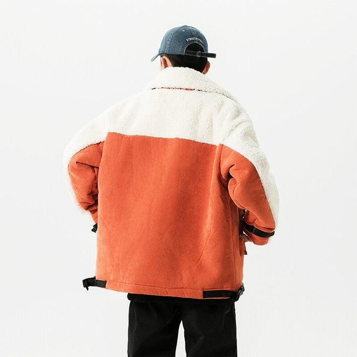 TALISHKO - Orange Wool Jacket - streetwear fashion, outfit ideas - talishko.com