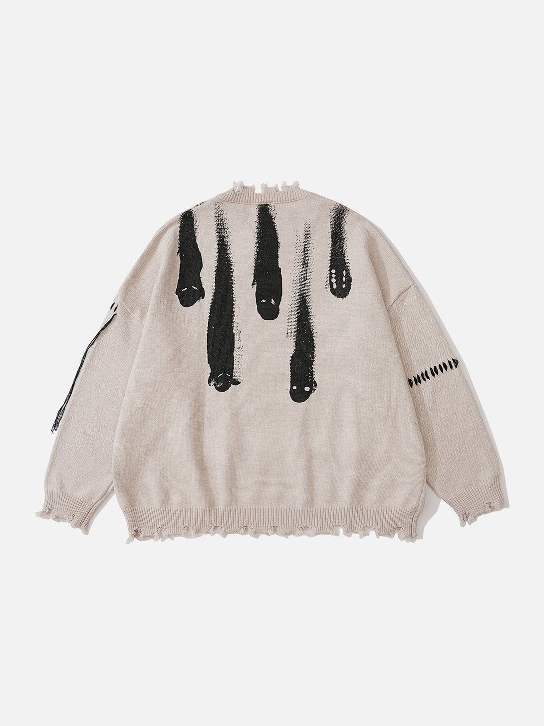 TALISHKO - "Out Of Body" Knit Sweater - streetwear fashion, outfit ideas - talishko.com