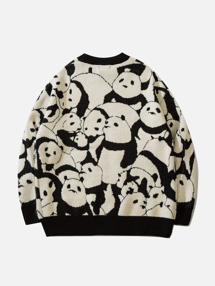 TALISHKO - Panda Graphic Sweater - streetwear fashion, outfit ideas - talishko.com