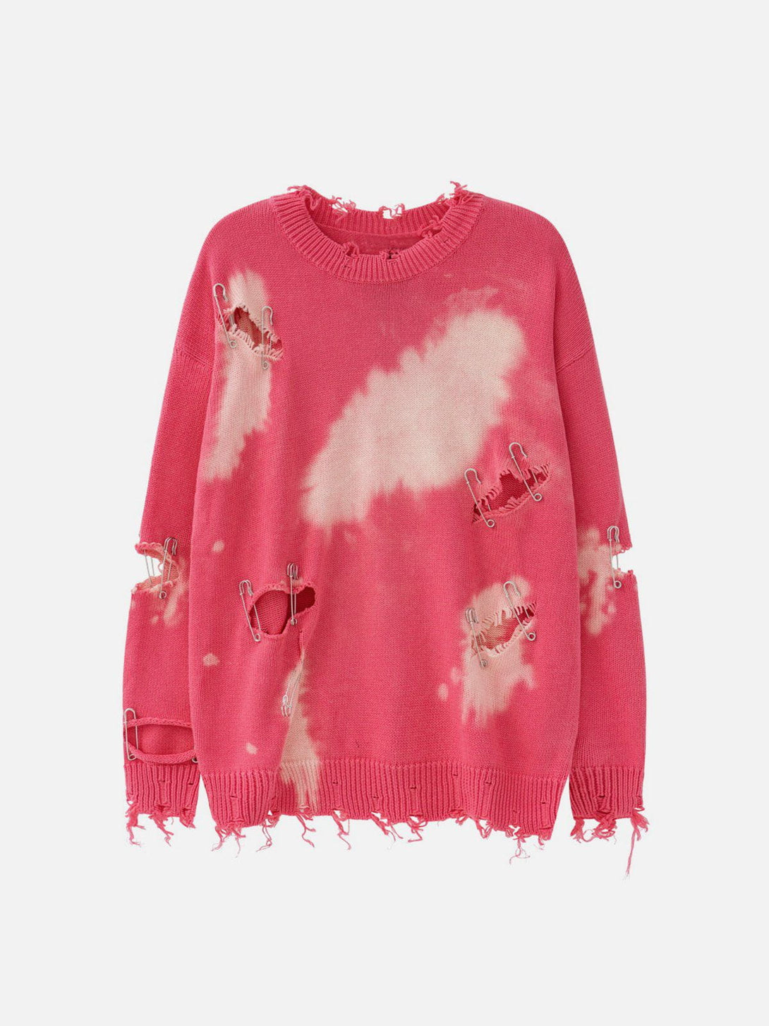 TALISHKO - Paperclip Broken Design Knit Sweater - streetwear fashion, outfit ideas - talishko.com