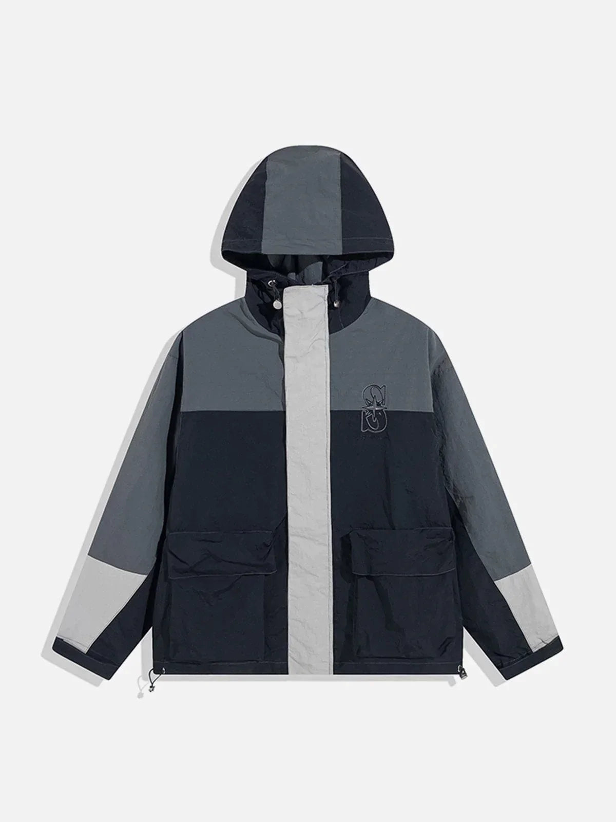 TALISHKO™ - Patchwork Drawstring Anorak