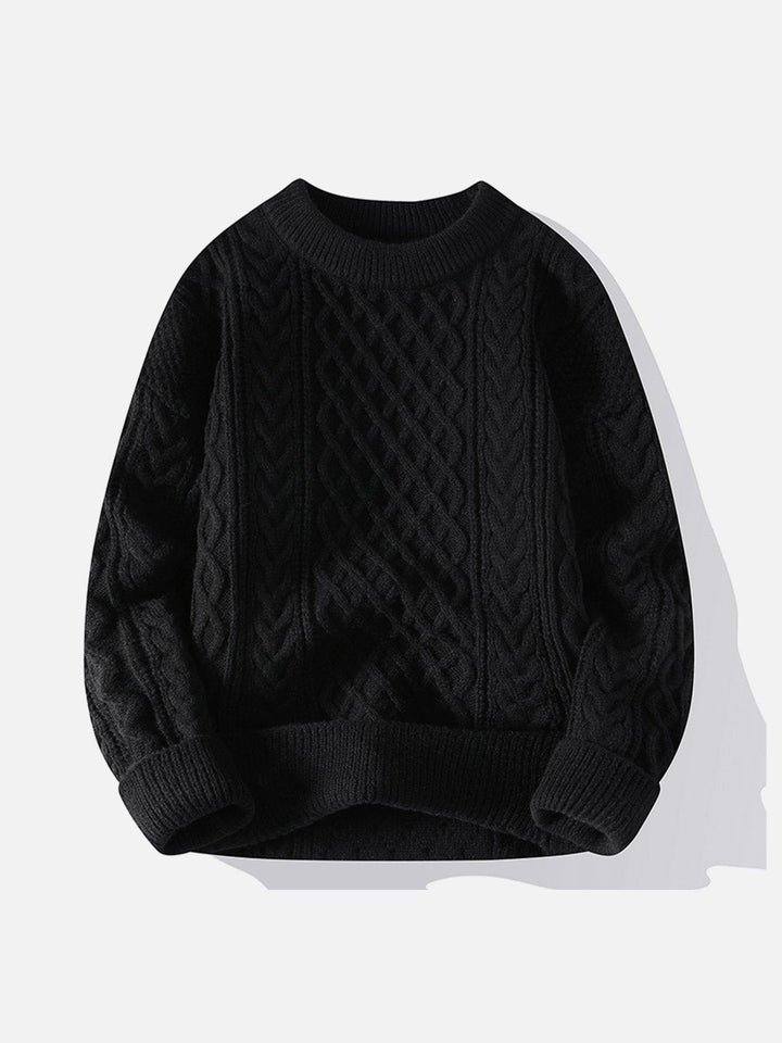 TALISHKO - Personality Twist Knit Sweater - streetwear fashion, outfit ideas - talishko.com