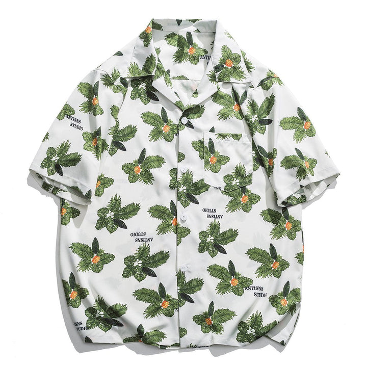 TALISHKO - Pineapple Leaves Short Sleeve Shirt - streetwear fashion, outfit ideas - talishko.com