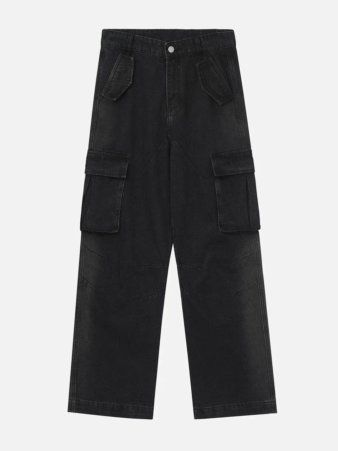 TALISHKO - Pleated Pockets Jeans - streetwear fashion, outfit ideas - talishko.com