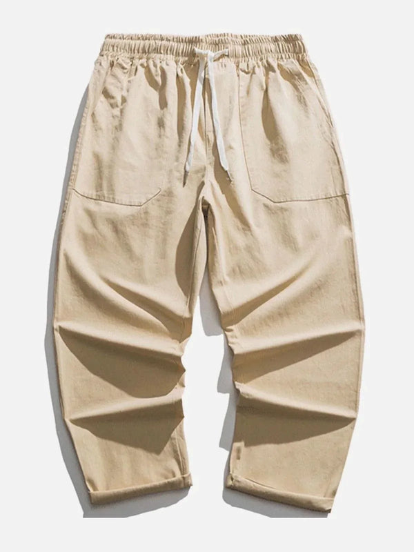 TALISHKO - Pocket Solid Pants - streetwear fashion, outfit ideas - talishko.com