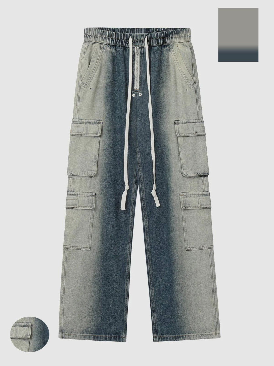 TALISHKO - Pockets With Flap Jeans - streetwear fashion, outfit ideas - talishko.com