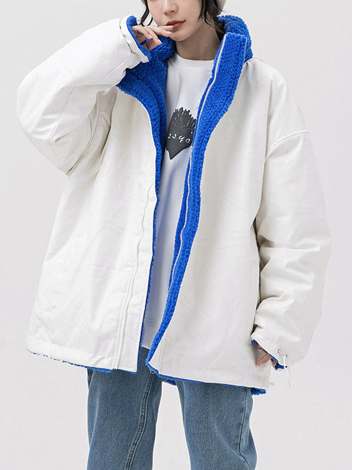 TALISHKO™ - Reversible Sherpa Coat streetwear fashion - talishko.com