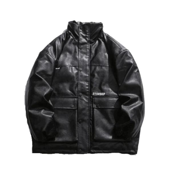 TALISHKO - STIWAUP Black Jacket - streetwear fashion, outfit ideas - talishko.com