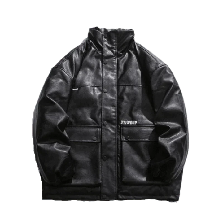 TALISHKO - STIWAUP Black Jacket - streetwear fashion, outfit ideas - talishko.com