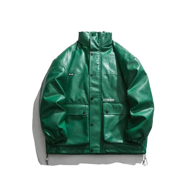 TALISHKO - STIWAUP Green Jacket - streetwear fashion, outfit ideas - talishko.com