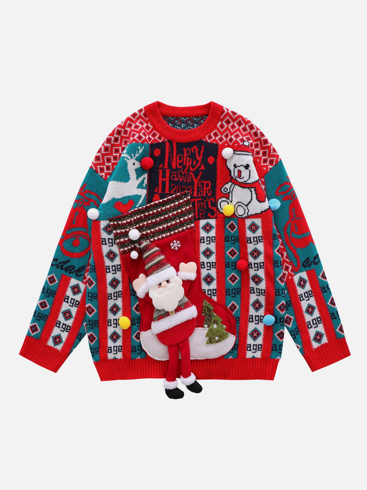 TALISHKO - Santa Claus Doll Sweater - streetwear fashion, outfit ideas - talishko.com